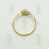 Stunning Sapphire in OMC Diamond Halo
