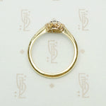 Stunning Sapphire in OMC Diamond Halo