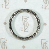 Delightful Engraved Deco Diamond Eternity Band
