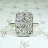 Dazzling Diamond Cobblestone Statement Ring