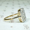 Dazzling Diamond Cobblestone Statement Ring
