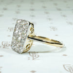 Dazzling Diamond Cobblestone Statement Ring