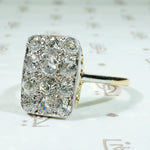 Dazzling Diamond Cobblestone Statement Ring