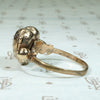 Engraved 9ct Gold Heart Locket Ring