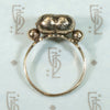 Engraved 9ct Gold Heart Locket Ring