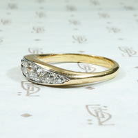Splendid Edwardian Diamond Band in 18ct & Platinum