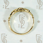 Sparkling Scrolls & Spirals 18ct Gold & Diamond Band