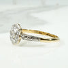 Little Flower Diamond Cluster 18ct & Platinum Ring