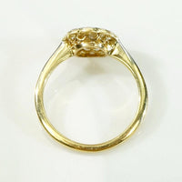 Cheerful Diamond Flower Cluster Ring