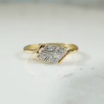 Diamond Set Diamonds in Platinum & 18ct Gold