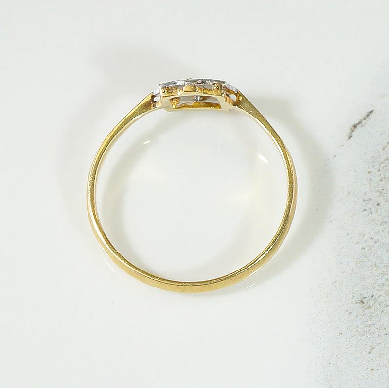 Starry Wind Rose Edwardian Diamond Ring