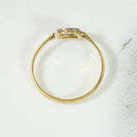 Starry Wind Rose Edwardian Diamond Ring