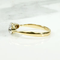 Delicate Edwardian Old Euro Diamond Band