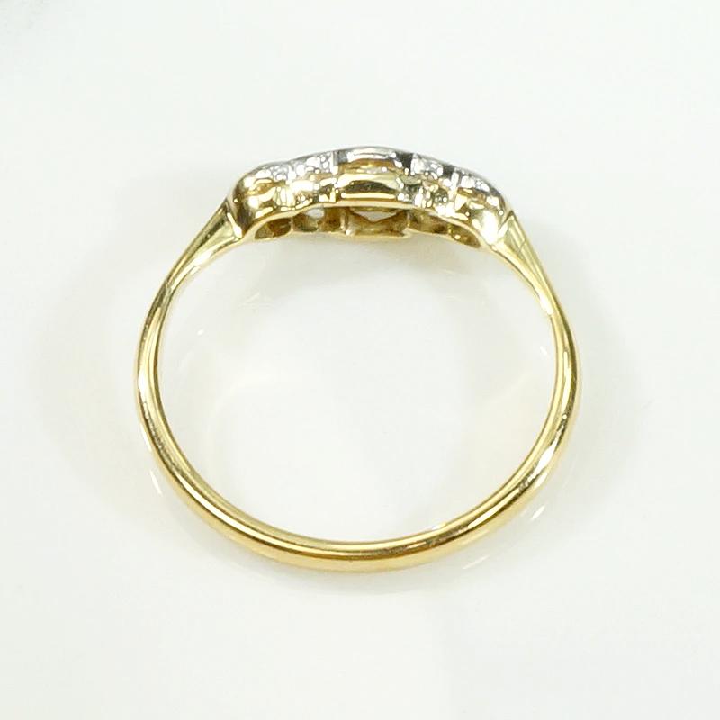 Delicate Edwardian Old Euro Diamond Band