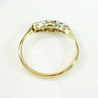 Delicate Edwardian Old Euro Diamond Band
