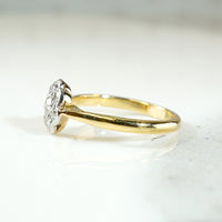 Bright Blossom Antique Diamond Cluster Ring