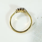 Bright Blossom Antique Diamond Cluster Ring