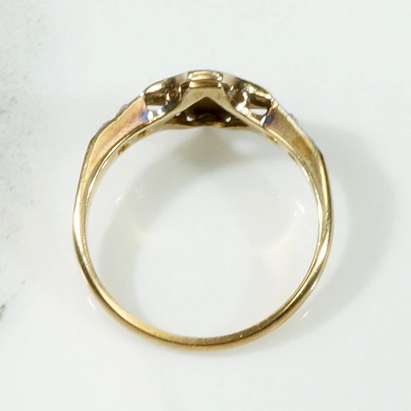 Elegant Platinum & 18ct Diamond Cluster Ring