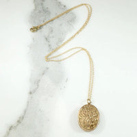 Charming Engraved 9ct Gold Edwardian Locket