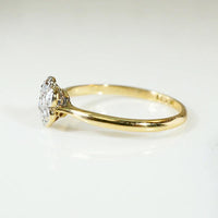 Sweet Little Flower Diamond Ring in Platinum & 18ct