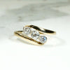 Elegant Crossover Trilogy Diamond Ring