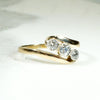 Elegant Crossover Trilogy Diamond Ring