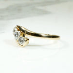 Elegant Crossover Trilogy Diamond Ring