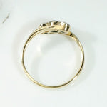 Elegant Crossover Trilogy Diamond Ring