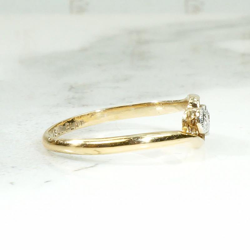 Petite Trilogy Diamond Bypass Ring