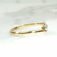 Petite Trilogy Diamond Bypass Ring