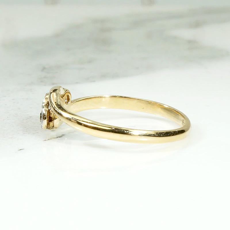 Petite Trilogy Diamond Bypass Ring