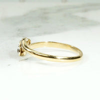 Petite Trilogy Diamond Bypass Ring
