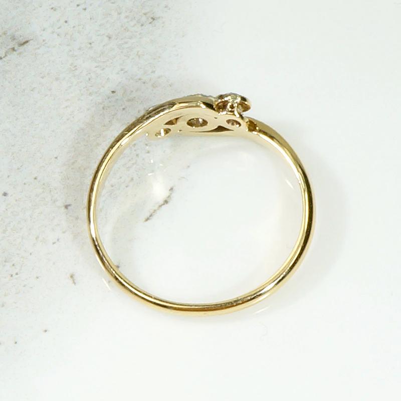 Petite Trilogy Diamond Bypass Ring