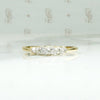 Dainty Edwardian Old Mine Cut Diamond Band