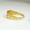 Arts & Crafts Geometric Gold & Pearl Band