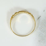 Arts & Crafts Geometric Gold & Pearl Band