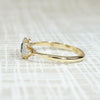 Sapphire & Diamond Blossom Platinum on 18ct Ring