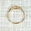 Sapphire & Diamond Blossom Platinum on 18ct Ring