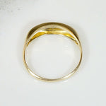 Curvaceous 18ct English "Eye" Ring with Diamonds