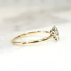 Sweet Little Flower Diamond Cluster Engagement Ring
