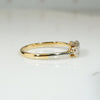 Engraved Platinum & 18ct Diamond-Set "Bow" Ring