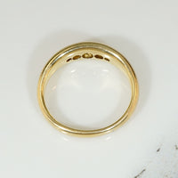 Shapely English 18ct Gold Diamond Band
