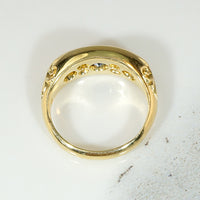 Substantial 18ct Gold Sapphire & Diamond Band