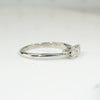 Retro Diamond Trilogy Ring in Platinum & White Gold