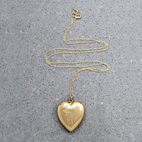 Edwardian "9ct Backs & Fronts" Heart Locket