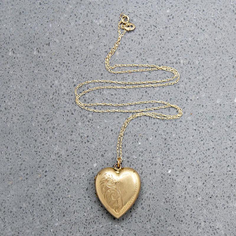 Edwardian "9ct Backs & Fronts" Heart Locket