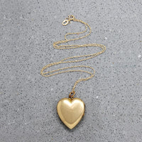 Edwardian "9ct Backs & Fronts" Heart Locket