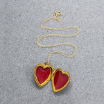Edwardian "9ct Backs & Fronts" Heart Locket