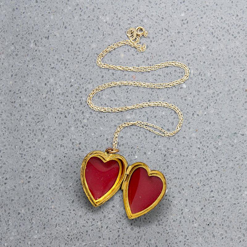 Edwardian "9ct Backs & Fronts" Heart Locket
