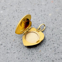 Ann's Sweet Antique Heart Locket in 18ct Gold